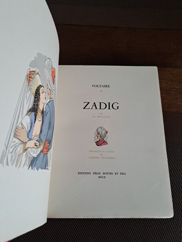 Voltaire zadig illustrée - voltaire,, zadig.