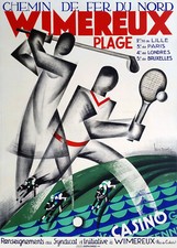 Affiche chemin de fer Nord -