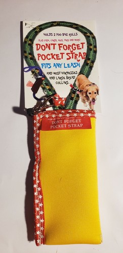 Don forget pocket strap no - don't,