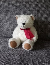 D1  DOUDOU Peluche Ours Lafayette Beauté VINTAGE BLANC Galeries Lafayette 