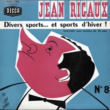 Jean Rigaux  -  Decca 460732  - N° 8 -  " Divers Sports et Sports d'Hiver "