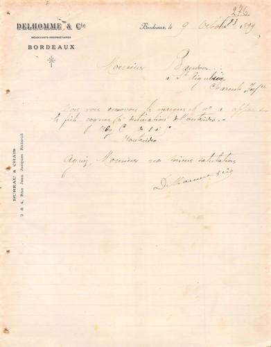 1899 delhomme bordeaux - delhomme,