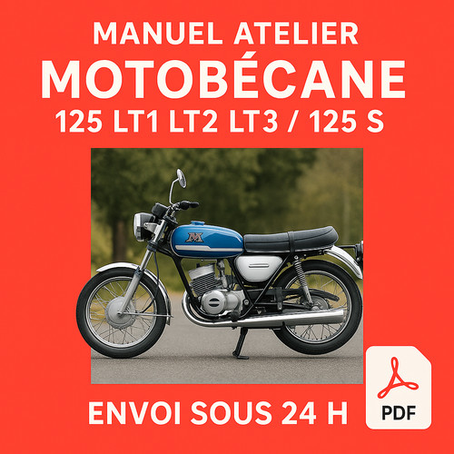 Manuel atelier motobécane 125 - motobécane,