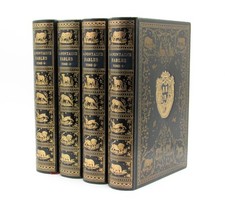FABLES DE LA FONTAINE - JEAN DE BONNOT - 4 VOLUMES