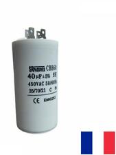 Condensateur 40uF 40µF  permanent de démarrage 450V 5% Ø48 x 93mm NEUF