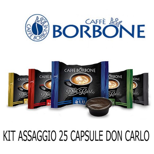 Kit capsules cialde borbone - 25,