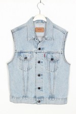 Veste gilet en jean sans manches camionneur vintage LEVI’S 70401 02 femme tai...