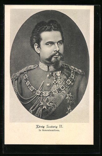 Carte postale roi louis en - postale,