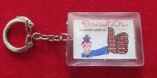 Porte-clé Chocolat Bouquet d'Or plastique vintage