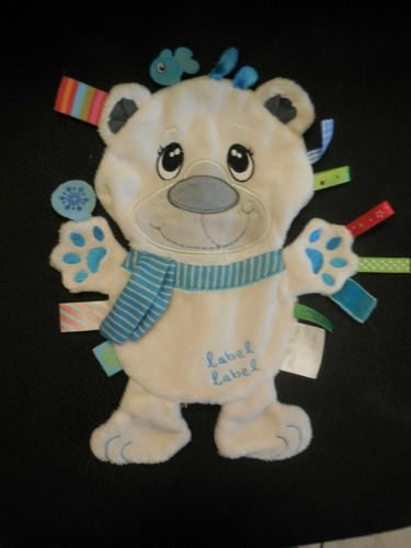 105 doudou plat ours - doudou,
