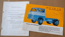 ?Brochure Camion Catalogue HENSCHEL HS 19 TS 520D Document Prospekt Truck Sales