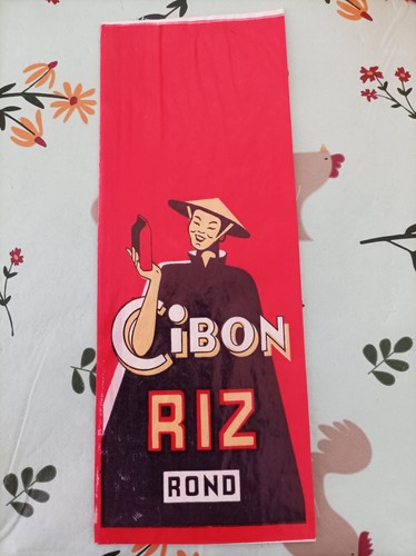 Ancien sachet sac riz - sachet, de