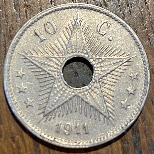 Piece centimes congo - piece,