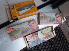 Accessoires 4 boites circuit voiture Jouef Tremplin de la mort , complets