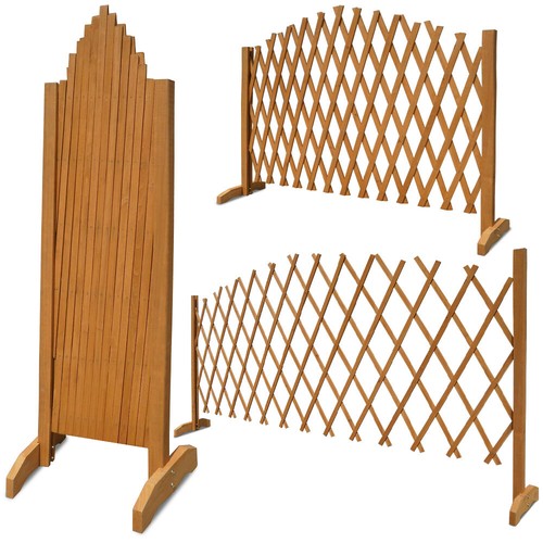 Treillage jardin brun