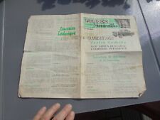 Ancien Document "Ferodo" exclusif Embrayage Simca Beaulieu Chambord Présidence