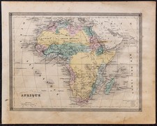 1860ca - Carte géographique