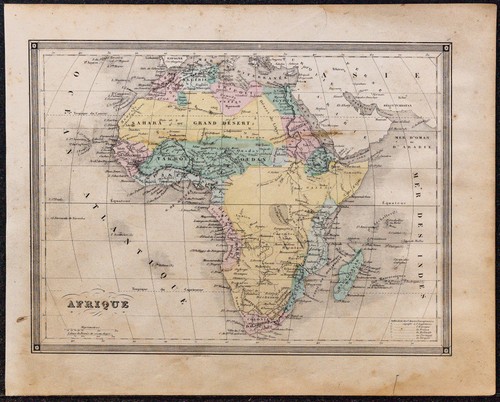 1860ca carte géographique - 1860ca,