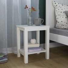 Table de Chevet Blanc Nuit