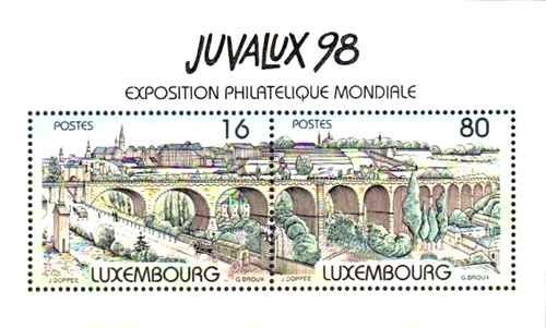 Timbres ponts luxembourg - luxembourg, bf17