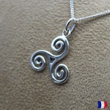 Pendentif Triskel Argent 925