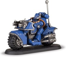 MAQUETTE 2 MOTO SPACE MARINES CONQUEST GAME WORKSHOP WARHAMMER CITADEL