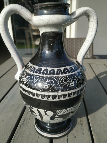 Vase amphore grec artisanal - vase/amphore,