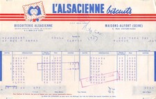 FACTURE  1964 L ALSACIENNE