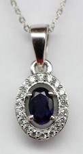 Pendentif Iolite 0,8 Carat En