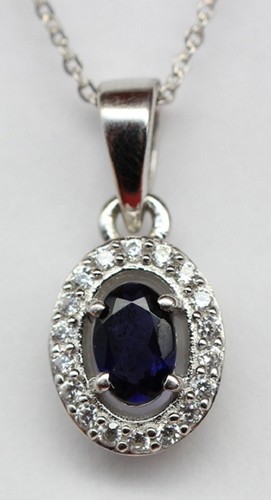Pendentif iolite carat - carat, en