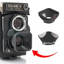 ---   LENS HOOD   ---   for Yashica MAT 124G / Rolleiflex  ---  Bay I Mount