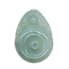 Round Shape Natural Green Jade