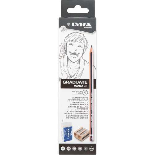 Crayons graphite 6 modèles - crayons,