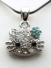 BIJOU ENFANT ADO FEMME PENDENTIF HELLO KITTY CRISTAL P354