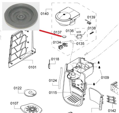 Membrane pour machine cafe - membrane,