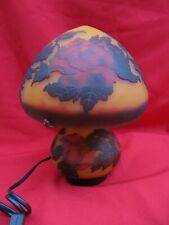 Lampe champignon verre