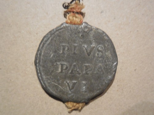 Vatican bulle papale pie - bulle,