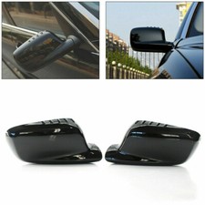 Cache Coque de Rétroviseur Noir Brillant Pour BMW E46 00-06 E65 E66 E67 01-08