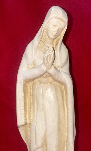Statue vierge marie plâtre - vierge,