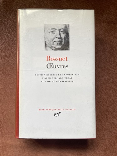Livre pléiade bossuet - livre,