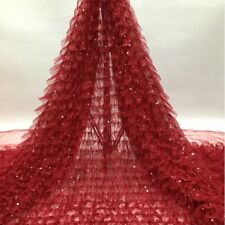 Sequin Ruche Tissu Dentelle