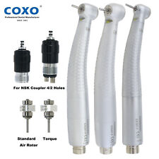 COXO Dental LED High Speed Turbine Handpiece Self Power For NSK Coupler 4 Hole