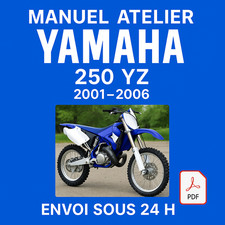 Manuel Atelier Yamaha 250 YZ 2001-2006 Revue Technique Moto Français RMT CD PDF