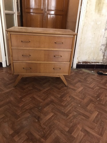 Commode vintage chêne - commode, en