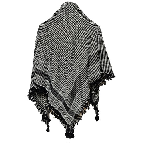 Chèche arabe noir - noir, shemagh