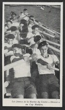 1942  --  ALGERIE . JEUNES DE LA MARINE DU CENTRE SIROCCO AU CAP MATIFOU . 3V595