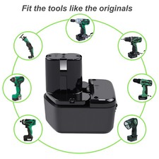 Pour Hitachi EB1220BL EB1222HL EB1226HL EB1230HL EB1233X EB1212 12V 5Ah Batterie