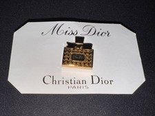 (V17) PINS BADGE ENAMEL VINTAGE COLLECTION MISS DIOR CHRISTIAN DIOR DORÉ