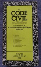 Livre Le Code Civil & Le Code de Procédure Civil
