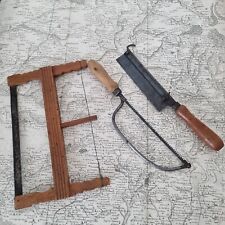 3 Outils Jouets Anciens pour Enfants Miniatures en Bois Métal French Old Games